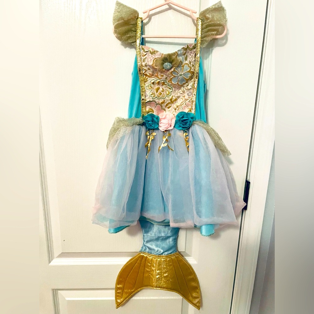 Mermalicious Dress with Tail - Size 5-6